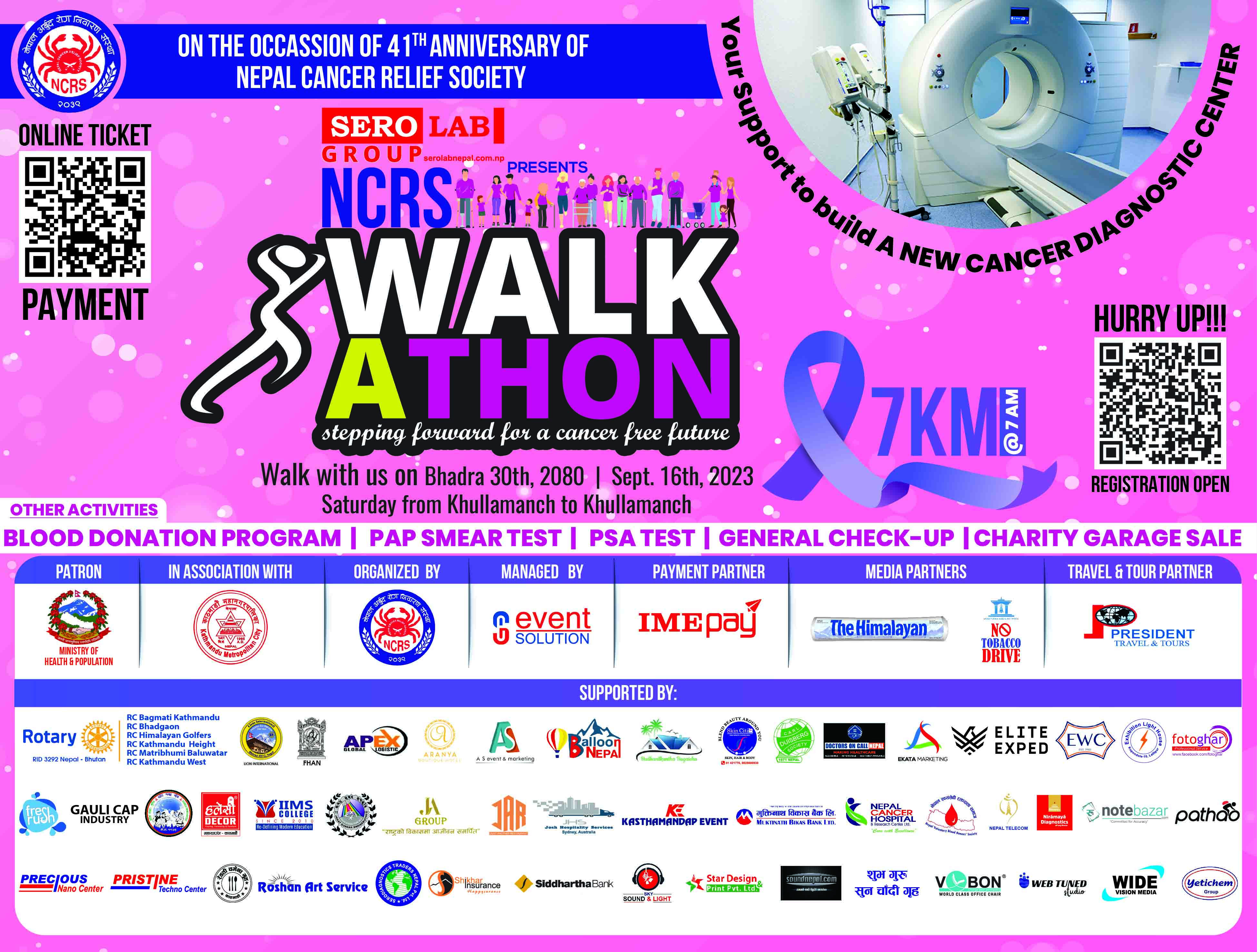 WALKATHON (STEPPING FORWARD FOR CANCER FREE FUTURE)