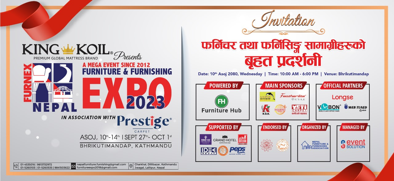 NEPAL FURNITURE & FURNISHING EXPO (FURNEX 2023)